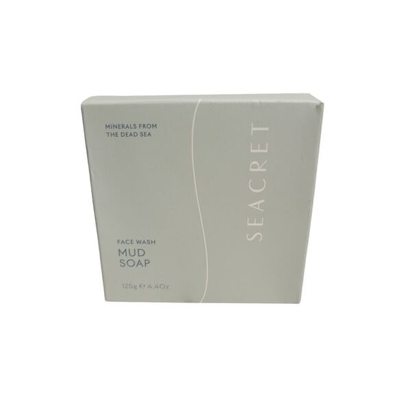 NEW Seacret Mud Soap Bar Face Wash 4.4oz Minerals From the Dead Sea 1 Bar - Picture 1 of 2